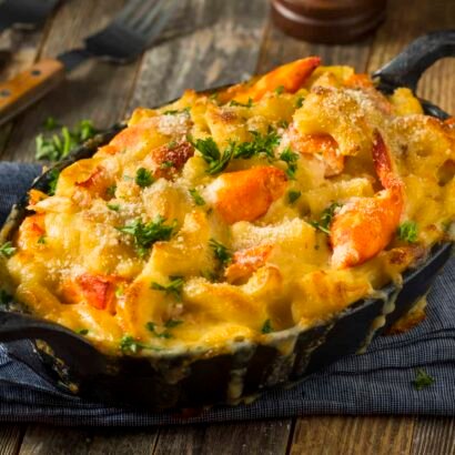 Cheese Macaroni and lobster